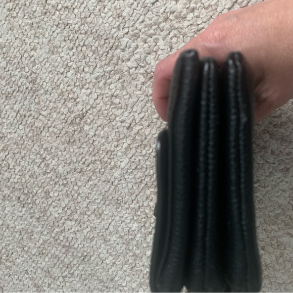 Black Coach Double ZIP Wallet EUC - Picture 12 of 15